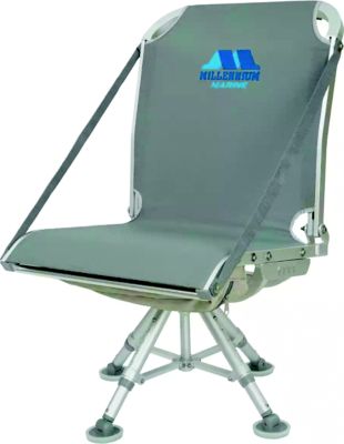 Millennium Outdoors D-400-GY Deck Chair 360° Swivel Seat Gray