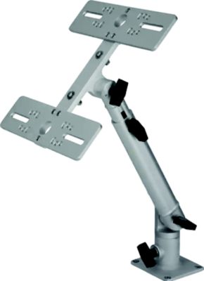 Millennium Outdoors MM-002-00 Double Monitor Mount Silver