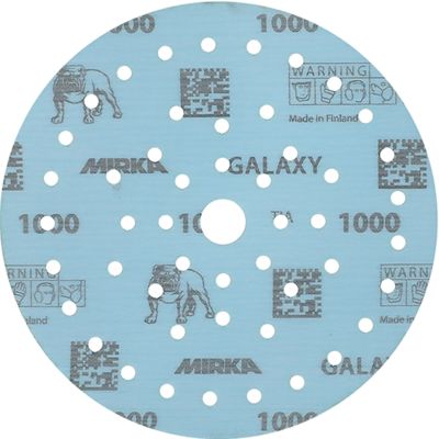Mirka FY6MF320 Galaxy 6-Inch Multi-Fit Sanding Discs 320 Grit 50-Pack