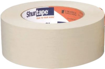 Greenball 100743 Shurtape Colonial Premium Grade High Adhesion Masking Tape 1 x 180 ft