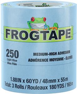 Greenball 105329 FrogTape 250 Blue Performance Grade Masking Tape 2" x 180'