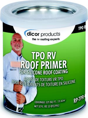 Dicor RPTPRQ TPO Roof Primer 1 Quart Adhesion Promoter for Silicone Coating