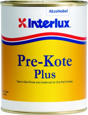 Interlux Paint YUC000QT Pre-Kote Plus Primer White Quart