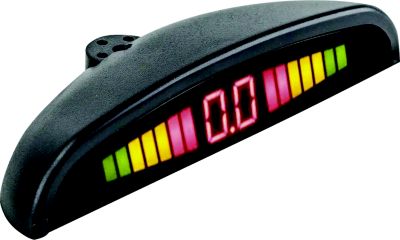 Brandmotion FLTW-3050 Commercial 4-Sensor Rear Parking Assist System with Camera and Mirror Kit