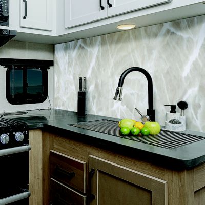 Morcon 494041 Genesis Revive Backsplash Toasted Marshmallow 18" x 24"