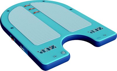 ZUP Watersports ZUP-75205 Dropstitch Inflatable Water Mat 8' x 6' x 6' Blue