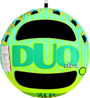 ZUP Watersports ZUP-75908 Duo Xtra 2-Person Towable Tube with Deck Pads