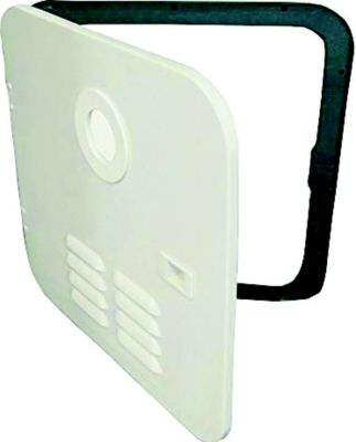 Girard Product 2022107537 RV Water Heater Door Kit for 6-Gallon Atwood/Dometic, Polar White