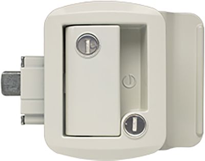 Fasteners Unlimited TTL-43610AL-9009-1PK Global Classic Pro RV Entrance Door Lock White