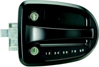 Fasteners Unlimited TTLBT-46160B-2006-1PK Ultra ES Pro Bluetooth RV Entrance Lock