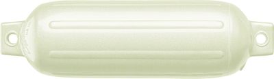Polyform 70-937-299 G-6 Twin Eye Boat Fender 11" x 30" Metallic White