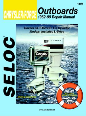 Seloc Publishing 18-01101 Marine Repair Manual for Force Outboards 1962-1999