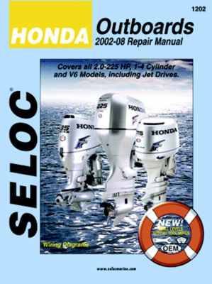 Seloc Publishing 18-01202 Marine Repair Manual for Honda Outboards All Engines
