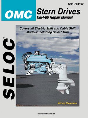 Seloc Publishing 18-03400 Marine Repair Manual OMC Stern Drive 1964-1986