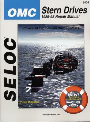 Seloc Publishing 18-03404 Marine Repair Manual OMC Cobra Stern Drive 1986-1998