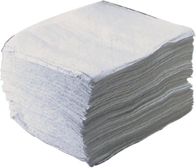 Chemtex WP100H Oil-Only Absorbent Pads 15" x 19" White 100/Pack