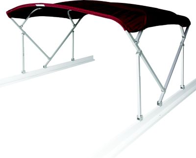 TAYLOR 2020329856 Manual Bimini Top Kit 8'x10' Burgundy
