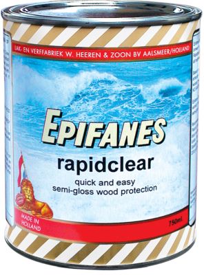 Epifanes RCL750 Rapid Clear Satin Wood Finish - 750ml One-Part UV Protection