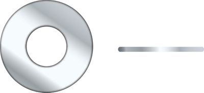 Seachoice SC1411CH Seachoice 01780 Chrome Plated SS Lock Washe, 1/4"