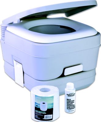 Sealand 9108557350 Dometic 962 Portable Toilet 2.5 Gallon Bonus Pack with Tissue and Treatment