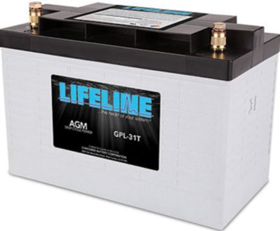Batteries GPL-31T Lifeline AGM Deep Cycle Group 31 Marine Battery 12V