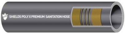 Shields Hose 16-105-1124 Poly X Sanitation Hose 1-1/2 Inch Marine Grade Polyurethane