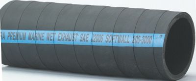 Shields Hose 16-200-4000-48 Series 200 Marine Wet Exhaust Hose 4 Inch x 4 Feet