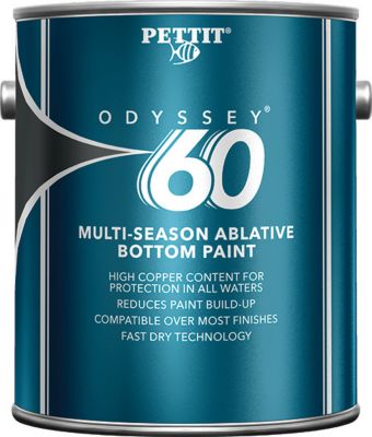 Pettit Paint 1186506 Odyssey 60 Ablative Antifouling Bottom Paint Gallon Black