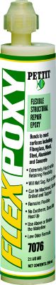 Pettit Paint 1707620 FlexPoxy Epoxy Resin 6.45 oz Cartridge