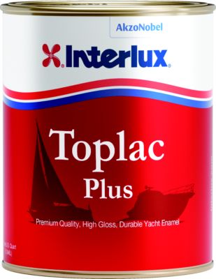 Interlux Paint YLK027/1QTUS Toplac Plus One-Part Polyurethane Topcoat, Cream, Quart