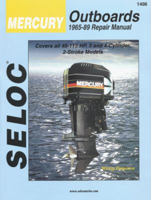 Seloc Publishing 18-01408 Marine Repair Manual for Mercury Outboards