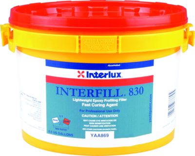 Interlux Paint YAA869/2 Interfill 830 Lightweight Epoxy Fairing Compound Part B Fast Cure 2 Gallon