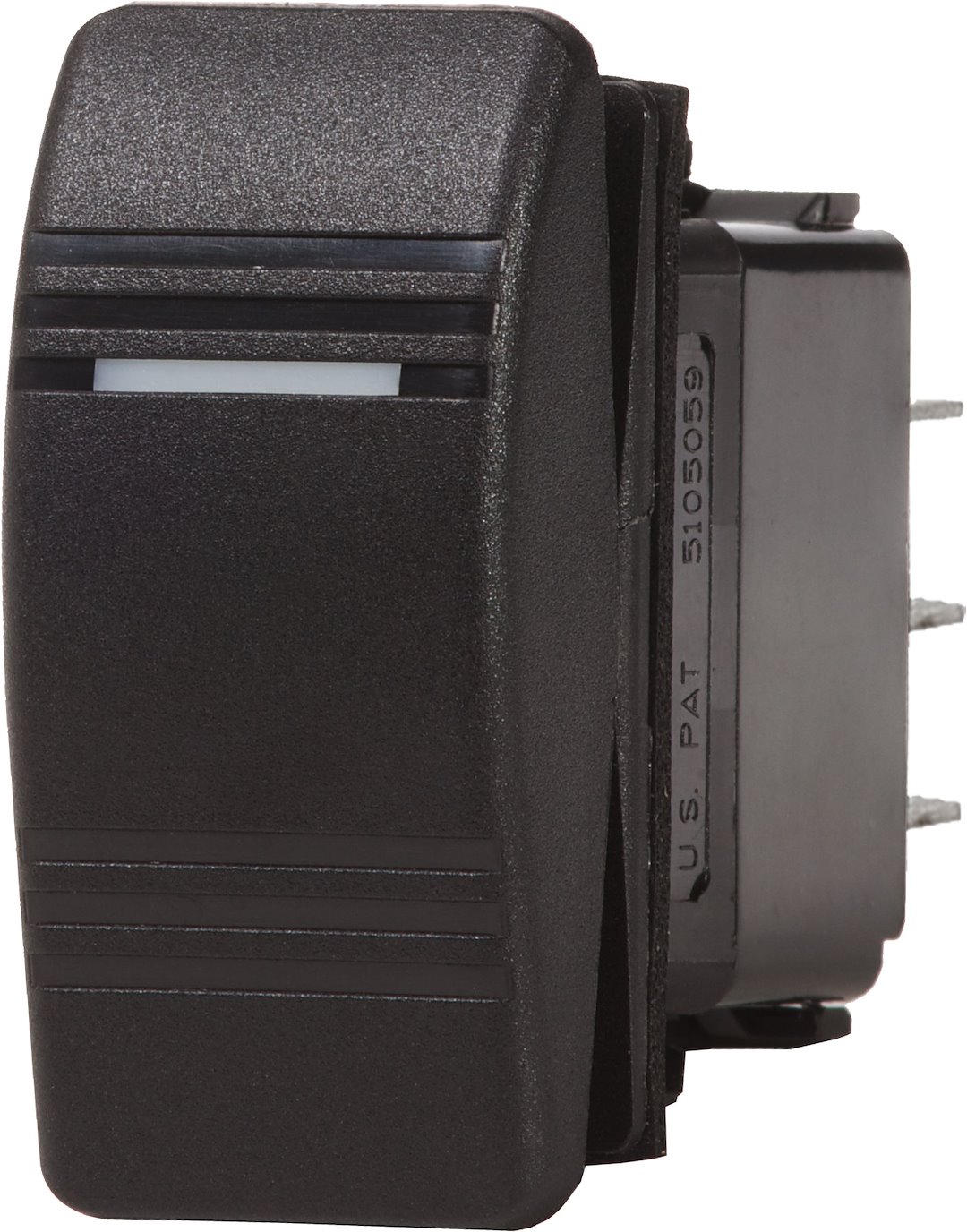 Blue Sea Systems 8284BSS Contura III Water Resistant Rocker Switch Black (On)-Off-On