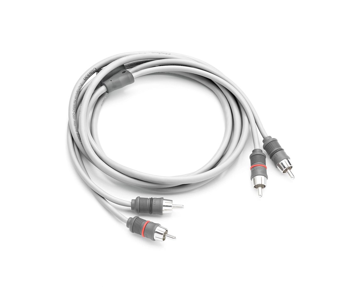 Clarion 010-13573-00 2-Channel Twisted-Pair Marine Audio Interconnect Cable 6ft