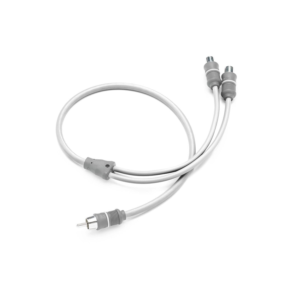 Clarion 010-13575-00 Twisted-Pair Marine Audio Y-Adaptor with RCA Connectors