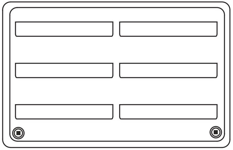 Dometic 9108554347 Refrigerator Side Vent Assembly 20 Inch Black ABS