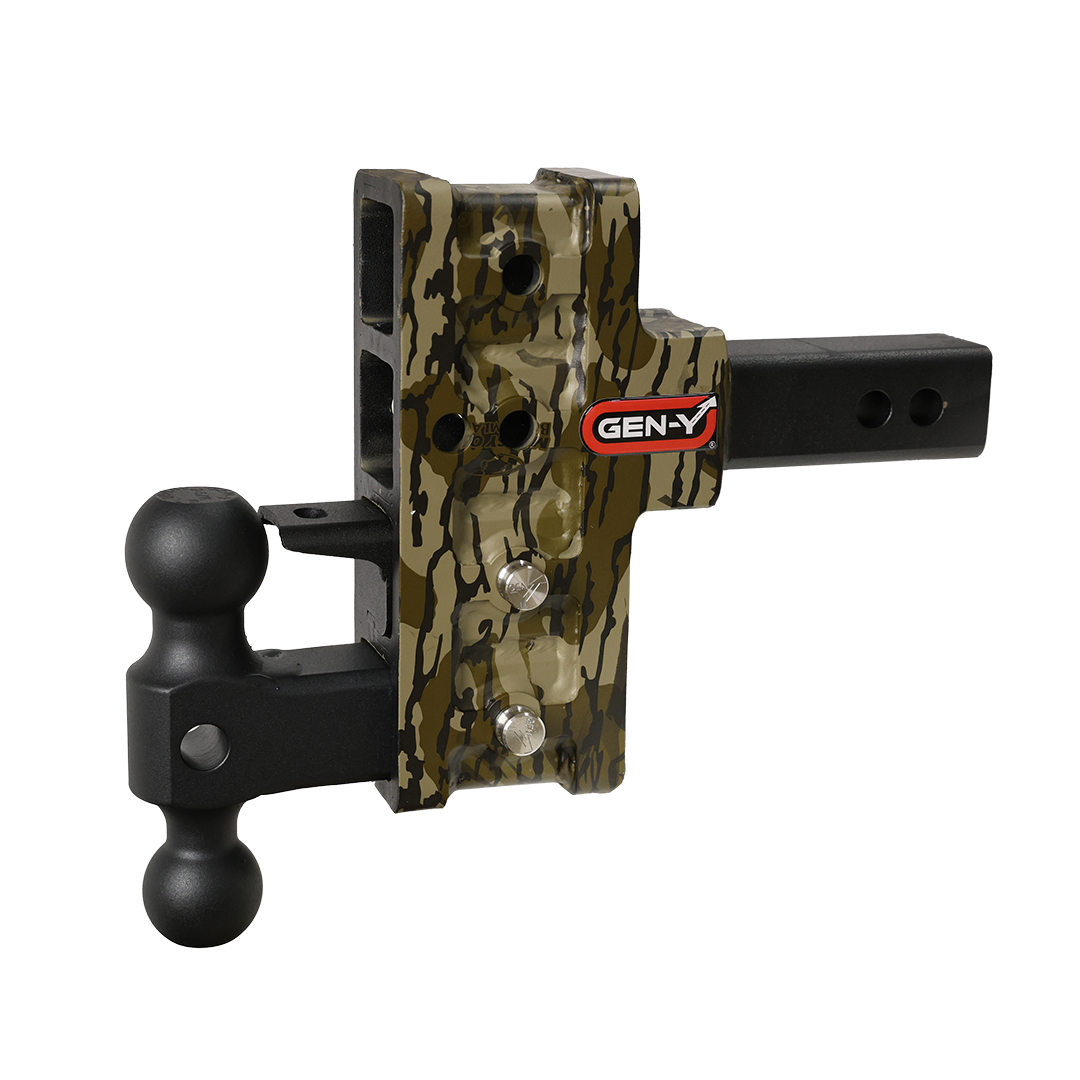 Gen-Y Hitch GH-424-MO MEGA-DUTY 2" Offset Adjustable Ball Mount with Pintle Lock