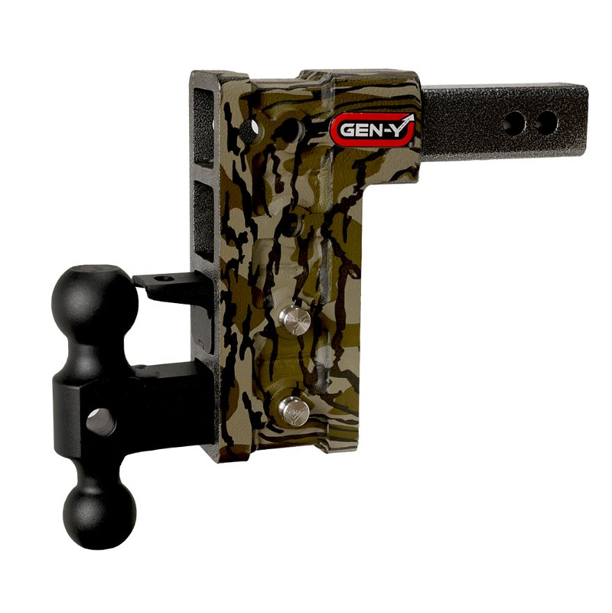 Gen-Y Hitch GH-624-MO Mega-Duty Adjustable Ball Mount 2.5" Shank 9" Drop Mossy Oak
