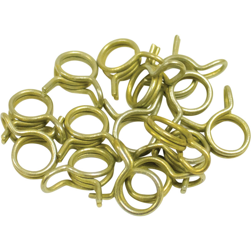 Helix Racing Products 111-1380 Double Wire Hose Clamp 3/8 Inch 15-Pack