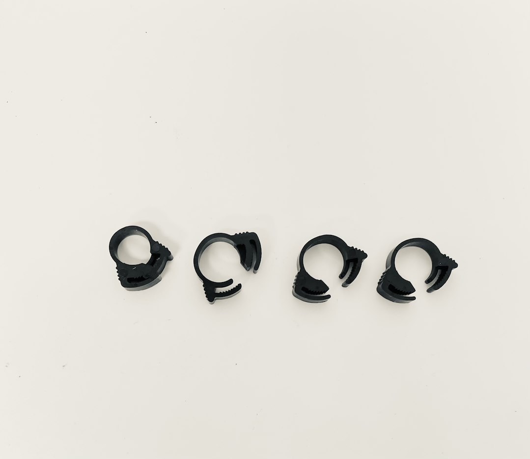 Helix Racing Products 111-2222 Nylon Ratchet Clamps 11/32 Inch (100 Pack)