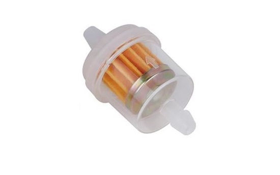 Helix Racing Products 118-9312 In-Line Fuel Filter 1/4 Inch 6mm Small Drum