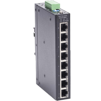 Hatteland HN GP1080A 8-Port Gigabit Ethernet Switch with PoE