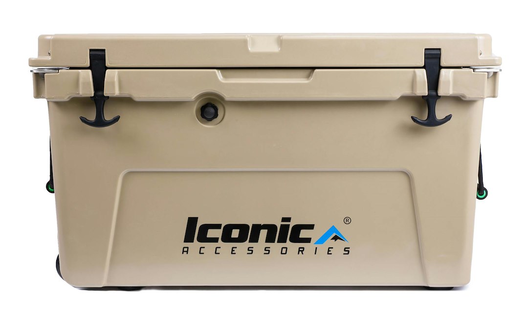 Iconic 810-1070 74QT Wheeled Cooler Box with T-Track System