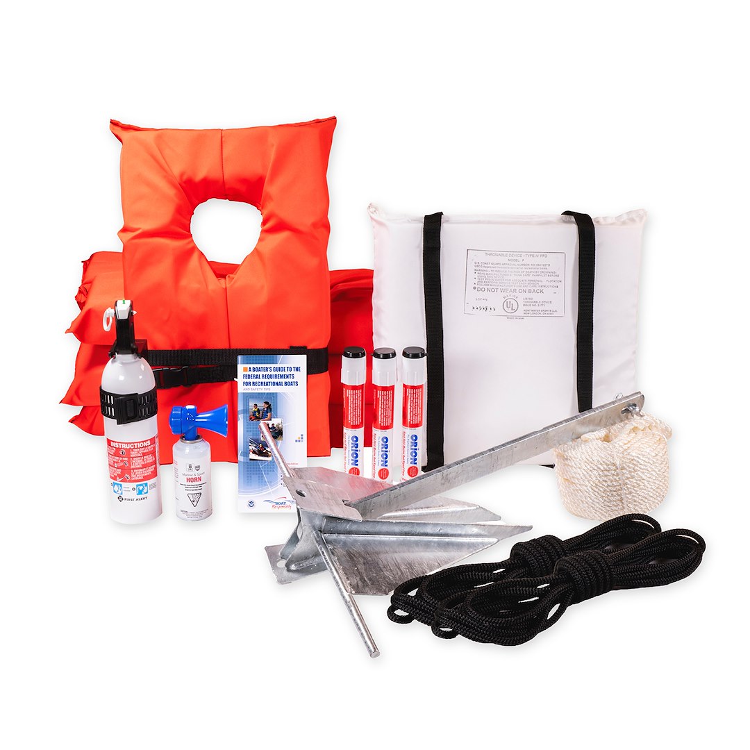 KJM 42100 Boat Safety Kit for Boats Up to 19 Feet