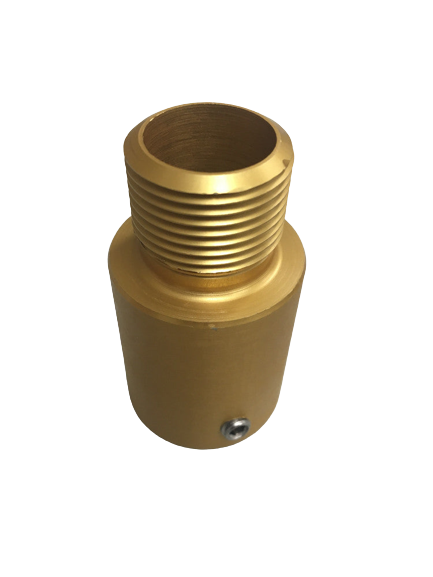 Morad 9066 Antenna Stanchion Adapter 1 Inch Thread Gold