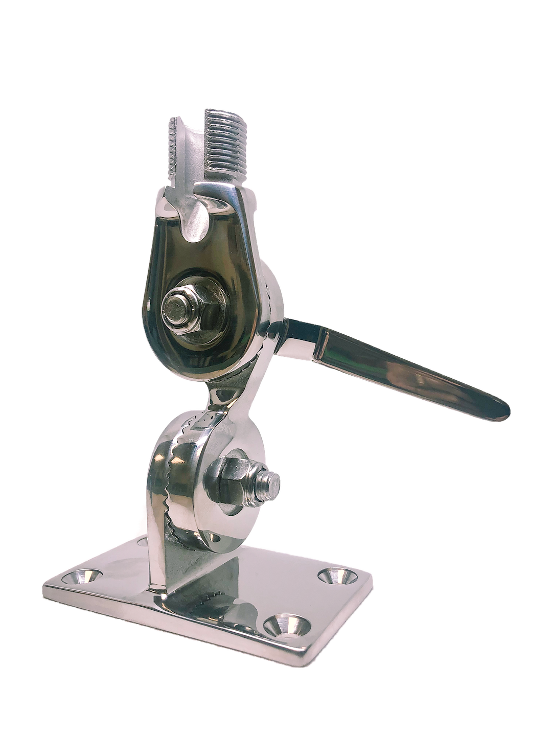 Morad 9076 Stainless Steel Ratchet Mount with 1 Inch Thread