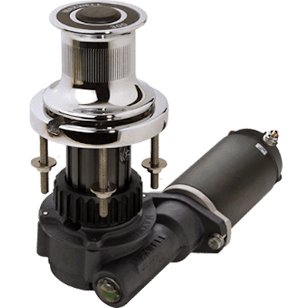 Maxwell VC50012V Vertical Capstan 500 lb 12V Below Deck Motor