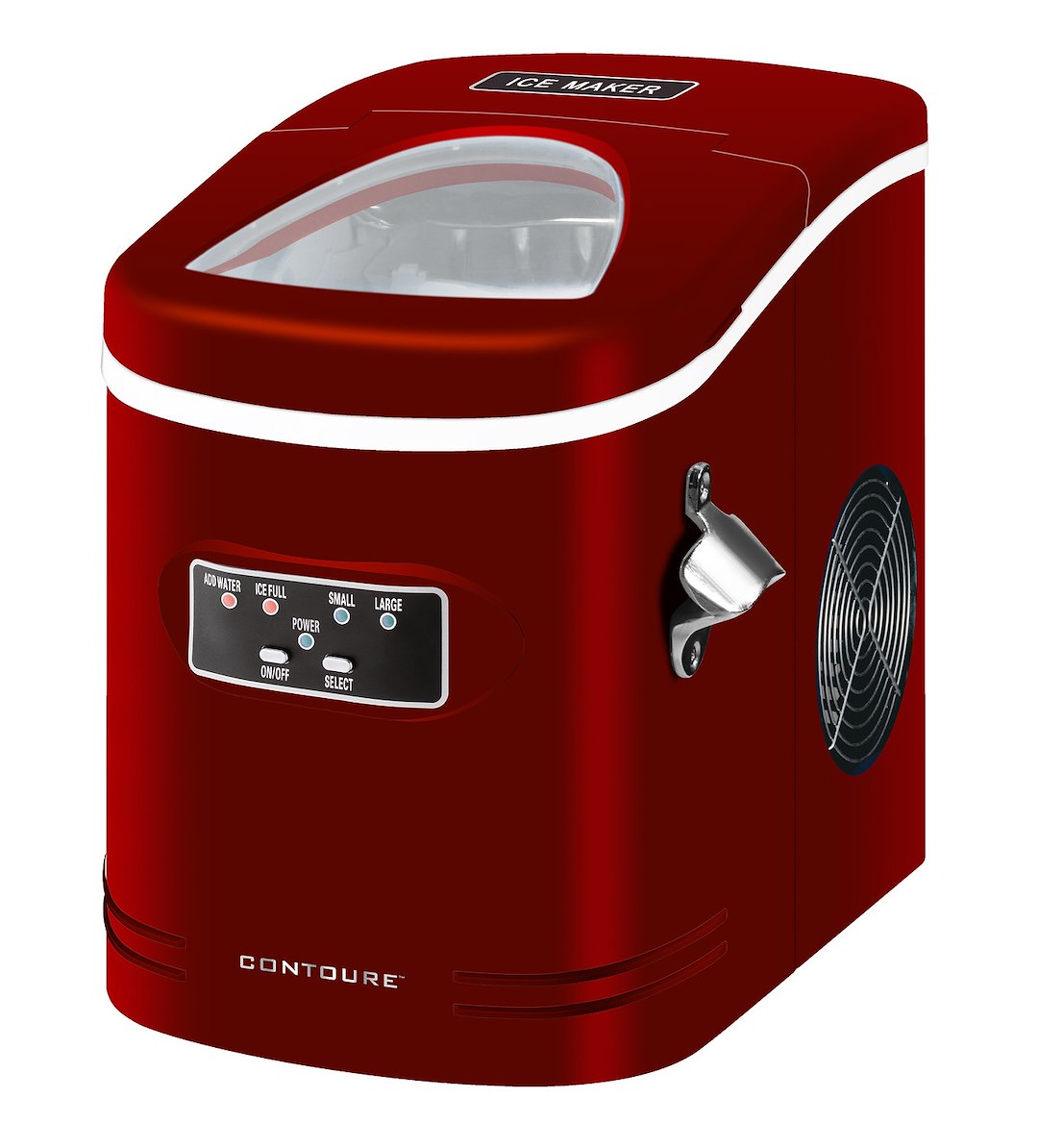 Contoure RV130R Portable Countertop Ice Maker - Red