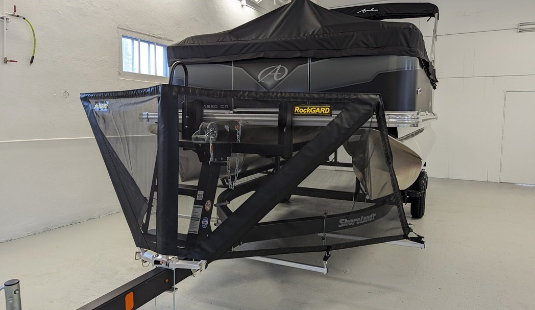 RockGard 74-8666 Pontoon Boat Cover Universal Fit Mesh Fabric