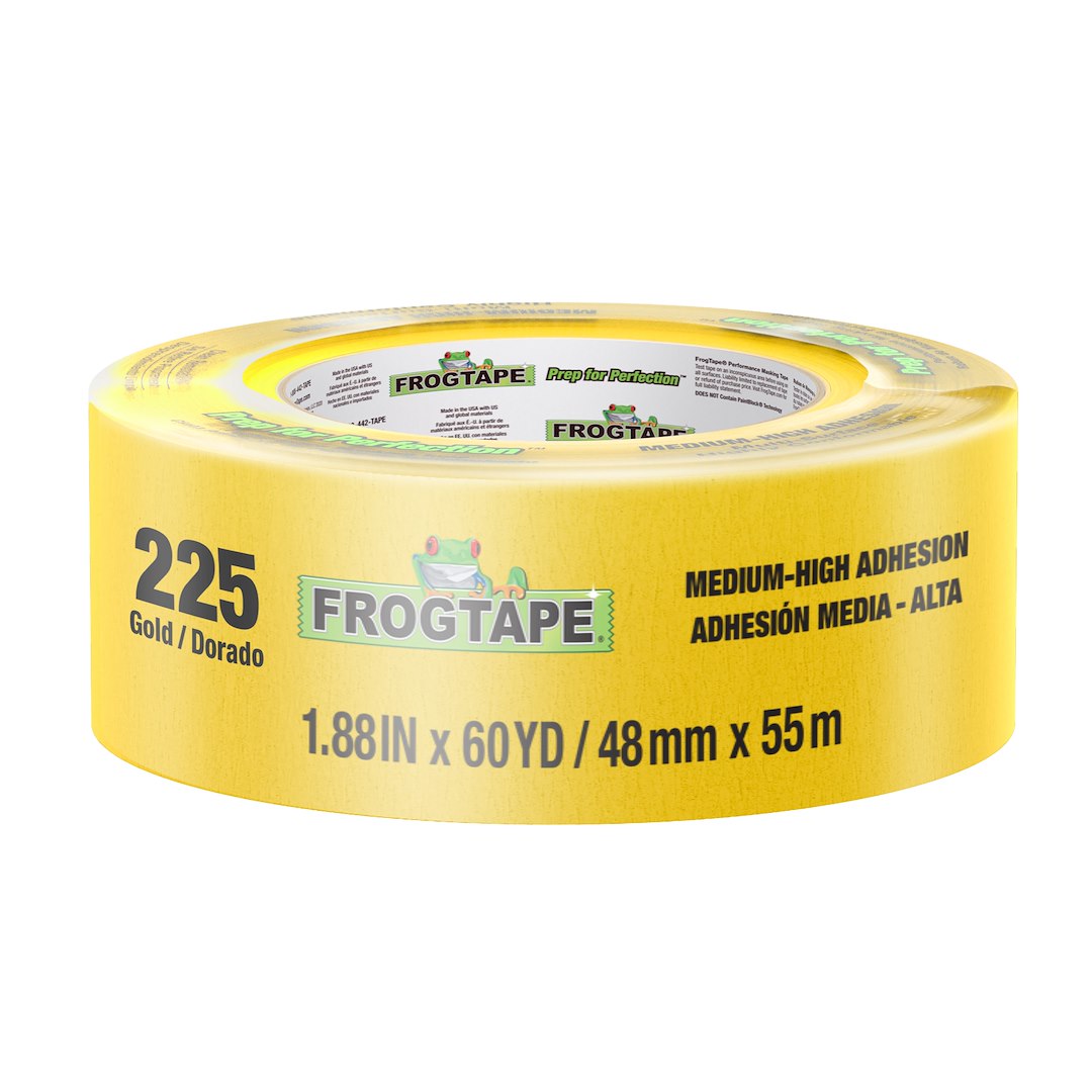 Shurtape 105376 CP 225 Performance Grade Masking Tape 48mm x 55m Gold